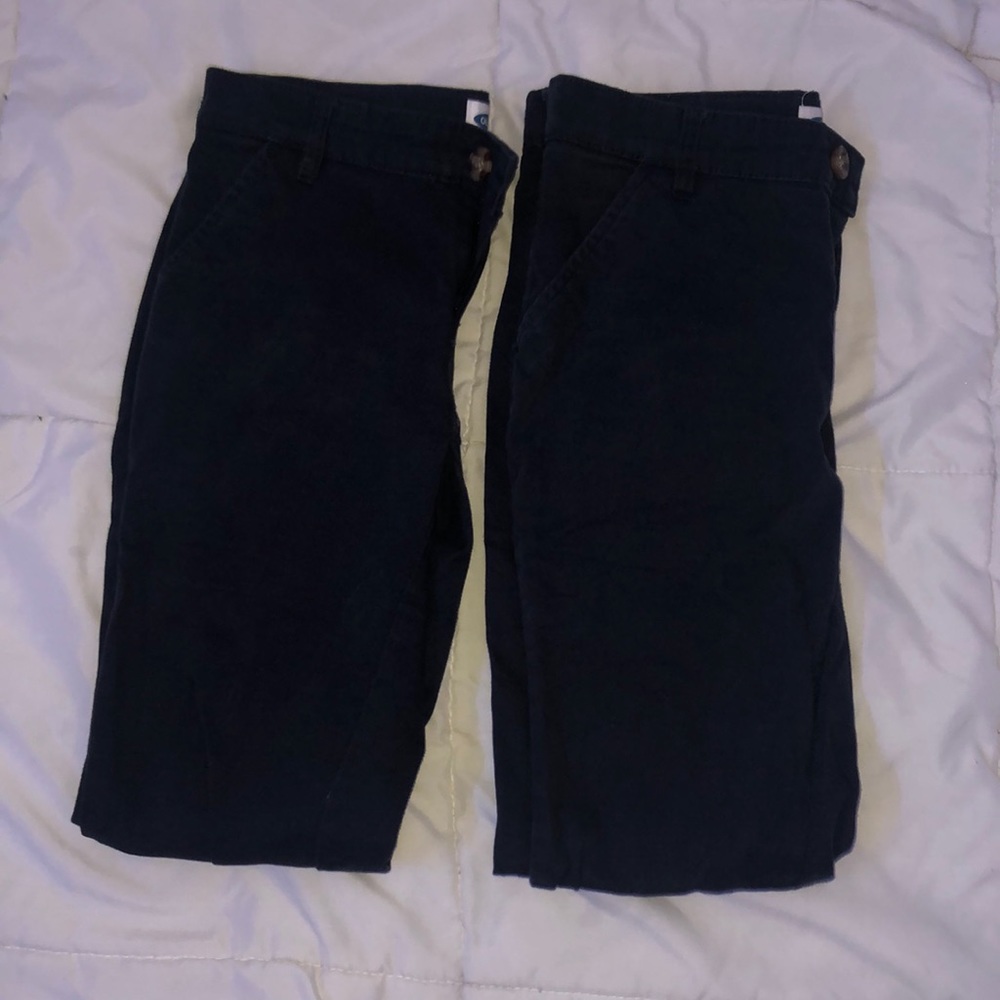 Two Blue School Pants